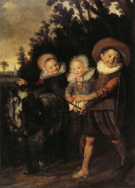 HALS, Frans The Group of Children oil painting image